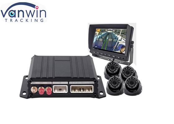 Rozwiązanie do nadzoru w czasie rzeczywistym 3G 4G Dual SD 4ch Mobile Dvr