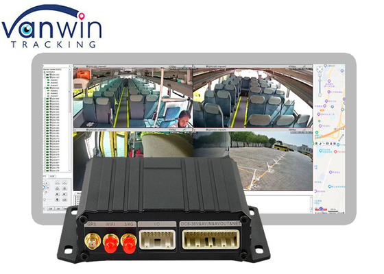 Rozwiązanie do nadzoru w czasie rzeczywistym 3G 4G Dual SD 4ch Mobile Dvr