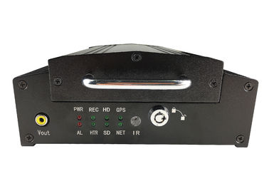 Pojazd AHD 4CH HDD SD Mobilny DVR z GPS 3G / 4G / WIFI MDVR Car Black Box