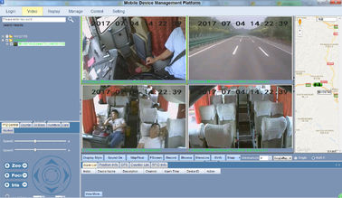 System CCTV BUS MDVR G-Sensor GPS WIFI 3G 4CH HDD / SD Card Recorder dla samochodu