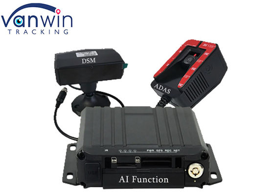 4 kanały 1080P Pojazd GPS 4G WIFI AI BSD DSM ADAS MDVR dla autobusu