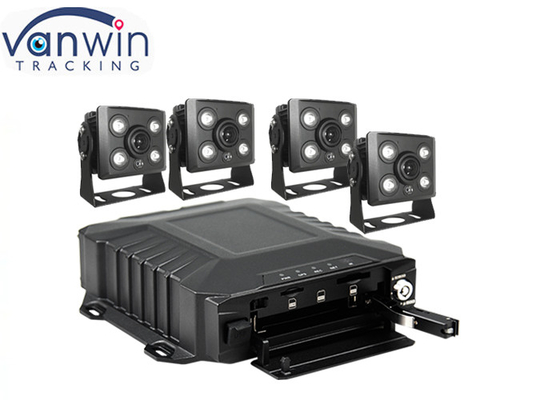 GPS WIFI 4CH 720p 1080p 3G Mobilny DVR dla Autobusów Taxi Truck