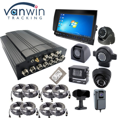 4G 5G 1080P 8 kanałów Mobilne systemy kamer DVR do autobusu szkolnego Z wolnym oprogramowaniem klienta