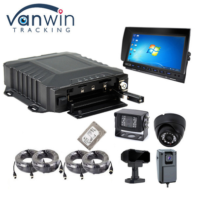 Funkcjonalny 4-kanałowy mobilny DVR z Dashcam 4G GPS WIFI dla taksówki / autobusu