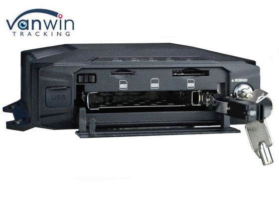Funkcjonalny 4-kanałowy mobilny DVR z Dashcam 4G GPS WIFI dla taksówki / autobusu