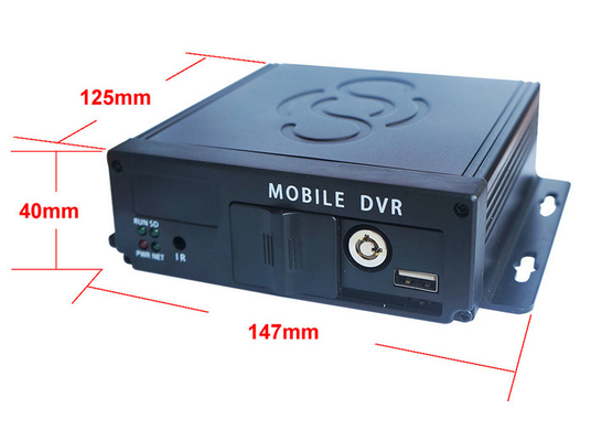 Darmowe oprogramowanie FHD 4CH karta SD DVR mobilny z akumulatorem i superkondensatorem