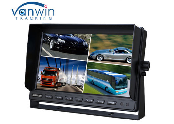 24V Van TFT LCD Monitor kolorowy dla samochodu 10,1 cali monitor lcd z 4-kanałowym wejściem wideo