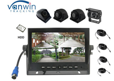 New Arrival 4-kanałowy monitor samochodowy HD 7-calowy system cofania z 4 wejściami kamer
