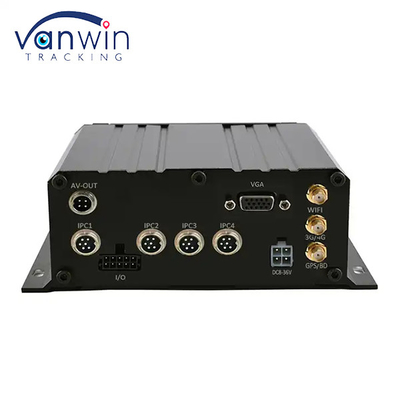 H.264 HDD 1080P 4CH MNVR Truck Bus Remote 3G 4G GPS Wi-Fi Monitoring sieci pojazdów Mobilny NVR