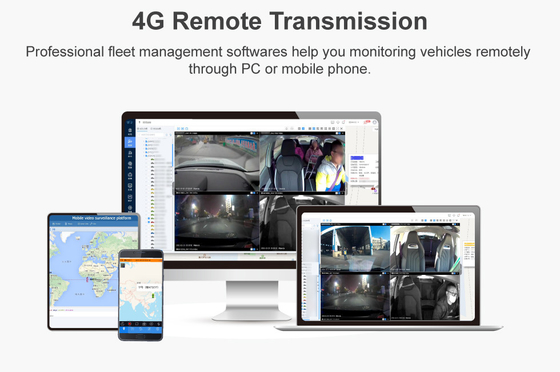 2CH darmowa platforma Dash Cam DVR Mobil 4G GPS MDVR z 180 stopniami kąta pionowego