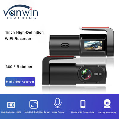 ADAS HD Night Vision Parking Monitoring Mobilny Internet WIFI Ukryty 360 ° 1 cali Rejestrator jazdy