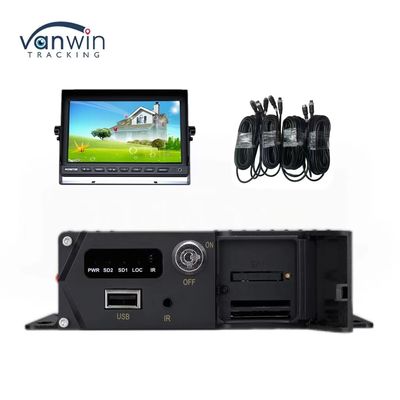 DC 12V 36V H.265 4CH HD 1080P Auto Mobilny DVR Dash Cam Recorder z Przeniesieniem Bezprzewodowym