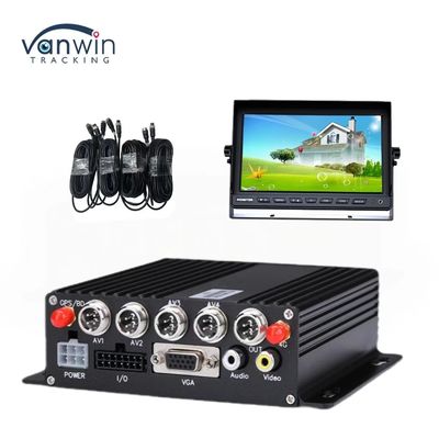 DC 12V 36V H.265 4CH HD 1080P Auto Mobilny DVR Dash Cam Recorder z Przeniesieniem Bezprzewodowym
