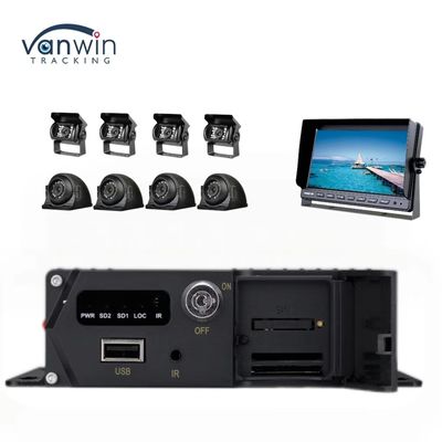 8CH 1080P H.265 HD GPS Vehicle Mobile DVR Recorder z wyjściem 12V 2.5A i 5V 2A