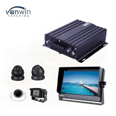 H.265 4CH HD Vehicle Mobile DVR 1080P AI Car Recorder z wejściem alarmowym