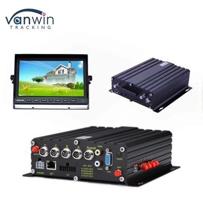 H.265 4CH HD Vehicle Mobile DVR 1080P AI Car Recorder z wejściem alarmowym