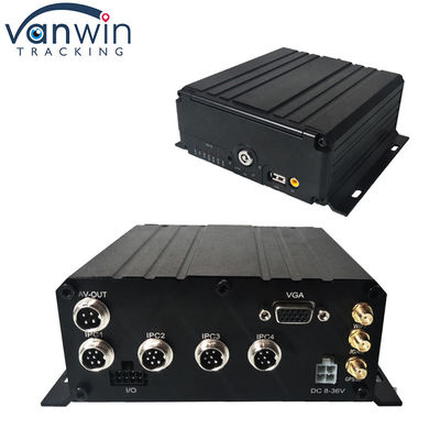HD 1080P H.264 4 kanały Mobilny DVR GPS WIFI Autobus Autorejestrator