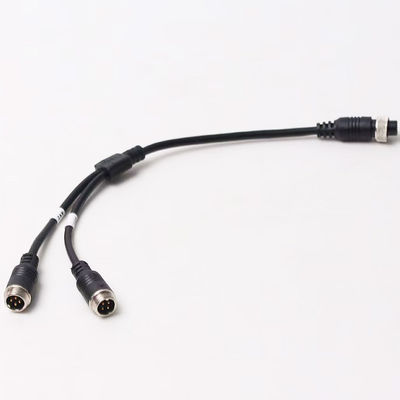 6-Pin Aviation Kobieta do podwójnej 4P męski Adapter lotniczy Kabel do systemu bezpieczeństwa pojazdu