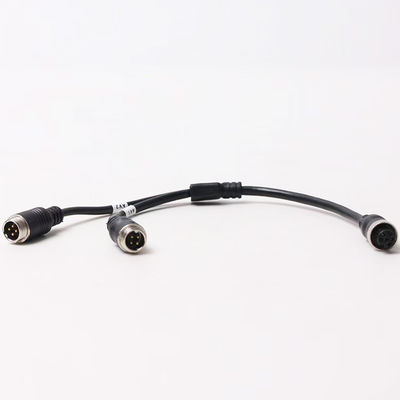 6-Pin Aviation Kobieta do podwójnej 4P męski Adapter lotniczy Kabel do systemu bezpieczeństwa pojazdu