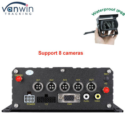 1080P H265 DUAL SD Card 8 Channel Mobile DVR z dyskiem HDD Max 2TB dla taksówek