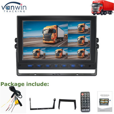 7-calowy monitor GPS 4G AHD 4CH w czasie rzeczywistym TFT Monitor samochodowy do autobusu samochodowego