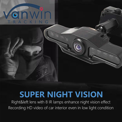 2 Kamery Obiektyw 2,9 cali AHD Dash Cam Recorder z Super Wide Angle Dual Lens Video Recorder