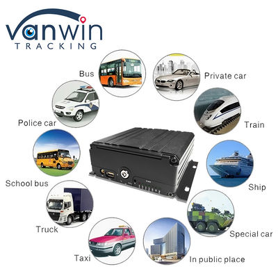 4G 6 Channel H. 265 HDD Mobilny DVR samochodowy dla kamer bezpieczeństwa pojazdu