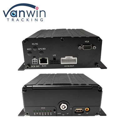 4G 6 Channel H. 265 HDD Mobilny DVR samochodowy dla kamer bezpieczeństwa pojazdu