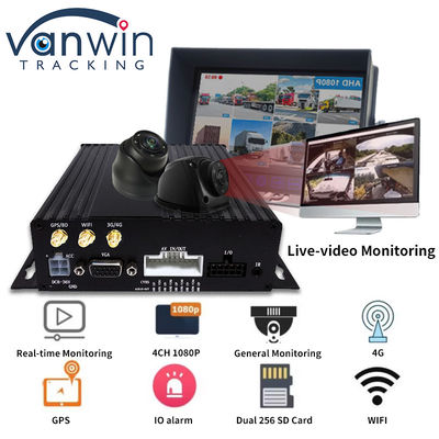 4CH Dual SD Card GPS MDVR Camera Z 4G WiFi Mobilny DVR System bezpieczeństwa autobusu szkolnego