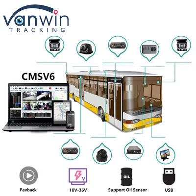 4CH Dual SD Card GPS MDVR Camera Z 4G WiFi Mobilny DVR System bezpieczeństwa autobusu szkolnego