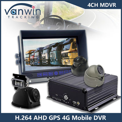 4CH GPS 4G Wi-Fi Mobilny DVR Full HD 1080P Kamera samochodowa HDD Mdvr Dla autobusu Van Truck pojazd