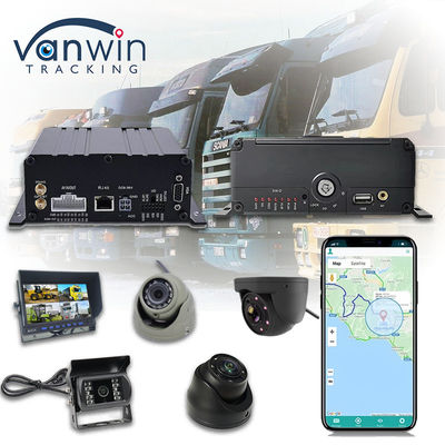 4CH GPS 4G Wi-Fi Mobilny DVR Full HD 1080P Kamera samochodowa HDD Mdvr Dla autobusu Van Truck pojazd