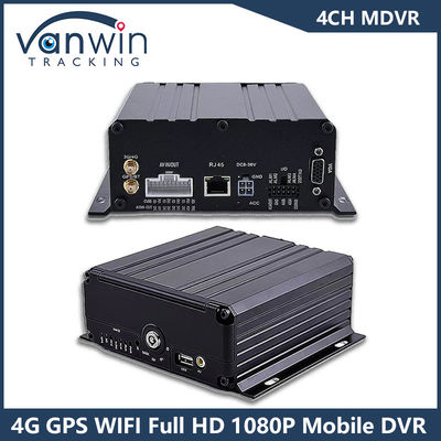 4CH GPS 4G Wi-Fi Mobilny DVR Full HD 1080P Kamera samochodowa HDD Mdvr Dla autobusu Van Truck pojazd