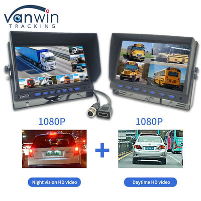 10.1 cali wyświetlacz ekranu samochodowego AHD 8CH MDVR Kamera 1080P Kolorowe systemy monitorowania samochodowego TFT