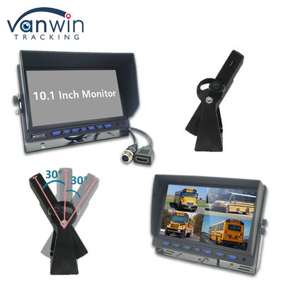 10.1 cali wyświetlacz ekranu samochodowego AHD 8CH MDVR Kamera 1080P Kolorowe systemy monitorowania samochodowego TFT