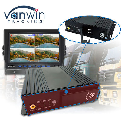 MAX 512GB Dual SD Card Storage 4CH Mobile DVR Z 4G GPS 1080P Full HD SD Card Mdvr