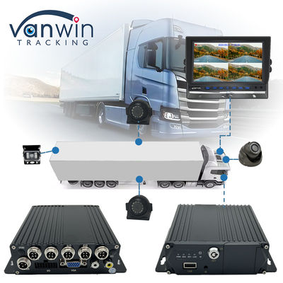 4G GPS Dual SD Card Mobilny DVR 1080P 4CH Kamera CCTV Rejestrator Bezpieczeństwa Mobilny DVR śledzenia