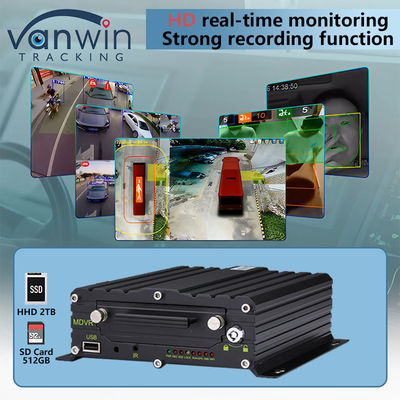 8CH AI BSD ADAS DMS MDVR System HD 1080P HDD Mobilny DVR Z Funkcją 4G GPS WIFI