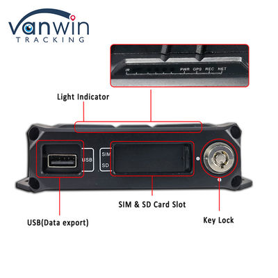 H.264 4CH HD 1080P Mobilny DVR 4G GPS WIFI Karta SD MINI MDVR Do monitorowania wideo samochodów