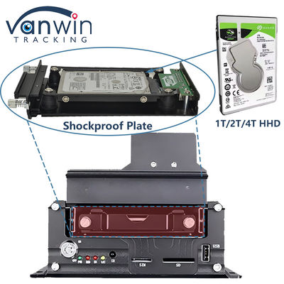 4CH 5G CMSV6 System AI Mobile DVR z GPS ADAS BSD DMS H.265 MDVR dla monitorów CCTV samochodowych