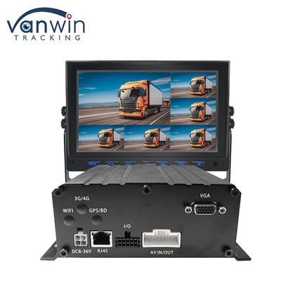 H.265 8CH HDD 1080P Mobilny system DVR z 4G MDVR Kit Funkcja GPS WIFI dla zarządzania flotą
