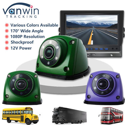 Kamera samochodowa IP69 1080P Kamera boczna AHD z 6 sztukami światła IR Super Night Vision Camera