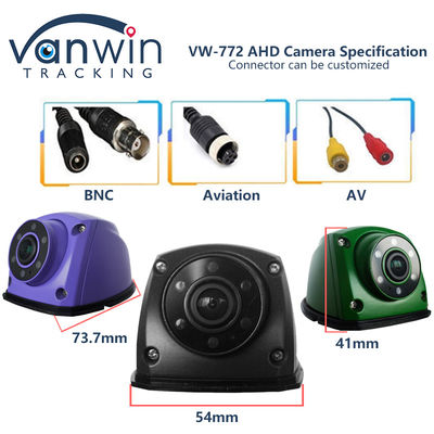 Kamera samochodowa IP69 1080P Kamera boczna AHD z 6 sztukami światła IR Super Night Vision Camera