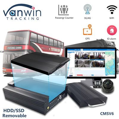 OEM 8CH HD 1080P HDD DVR mobilny z 4G GPS WIFI MDVR dla systemu zarządzania flotą