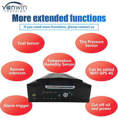 OEM 8CH HD 1080P HDD DVR mobilny z 4G GPS WIFI MDVR dla systemu zarządzania flotą