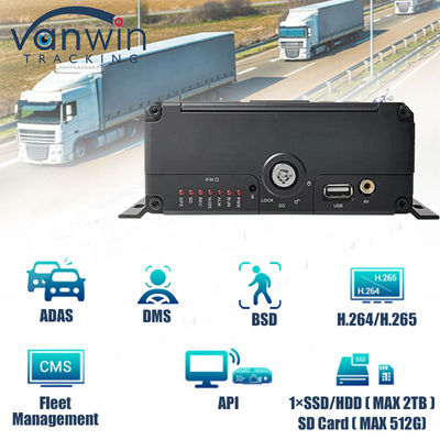 4CH 1080P AI Funkcja Mobilny DVR ADAS DMS Kit DVR 4G GPS SD HDD MDVR Systemy Pojazd