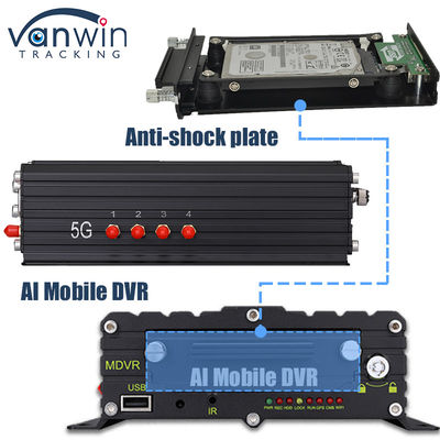 8CH AI ADAS DMS BSD Mobilny DVR HDD MDVR 2TB Wsparcie Platformy Śledzenia Pojazdu Pojazd DVR