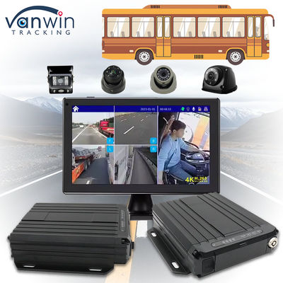 OEM ODM Real Time 4CH GPS Mobile DVR z 4G 1080P WiFi Dual SD Card MDVR dla autobusu