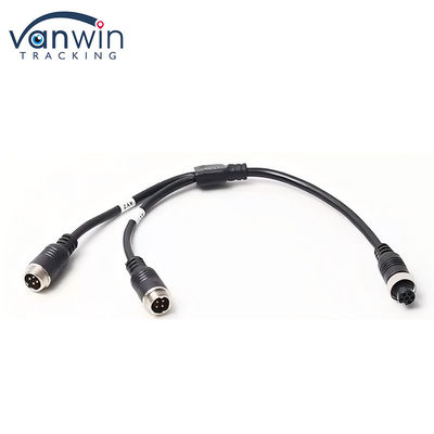 6 Pin Aviation Female To Dual 4P Male Adapter Kabel dla systemu bezpieczeństwa pojazdu