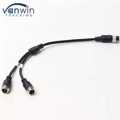 6 Pin Aviation Female To Dual 4P Male Adapter Kabel dla systemu bezpieczeństwa pojazdu
